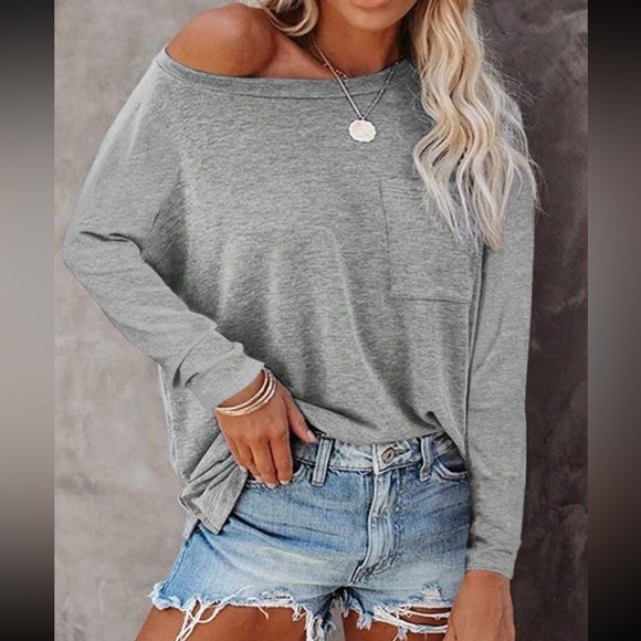 Plus size long sleeve comfy casual top - Picture 16 of 16